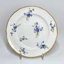 Sèvres - Soft porcelain plate decorated with barbel - Eighteenth century