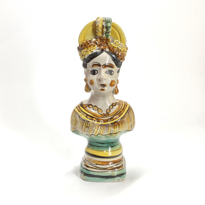 Ariano Irpino (Italie) - Pichet figurant un buste de femme - Fin du XVIIIe siècle