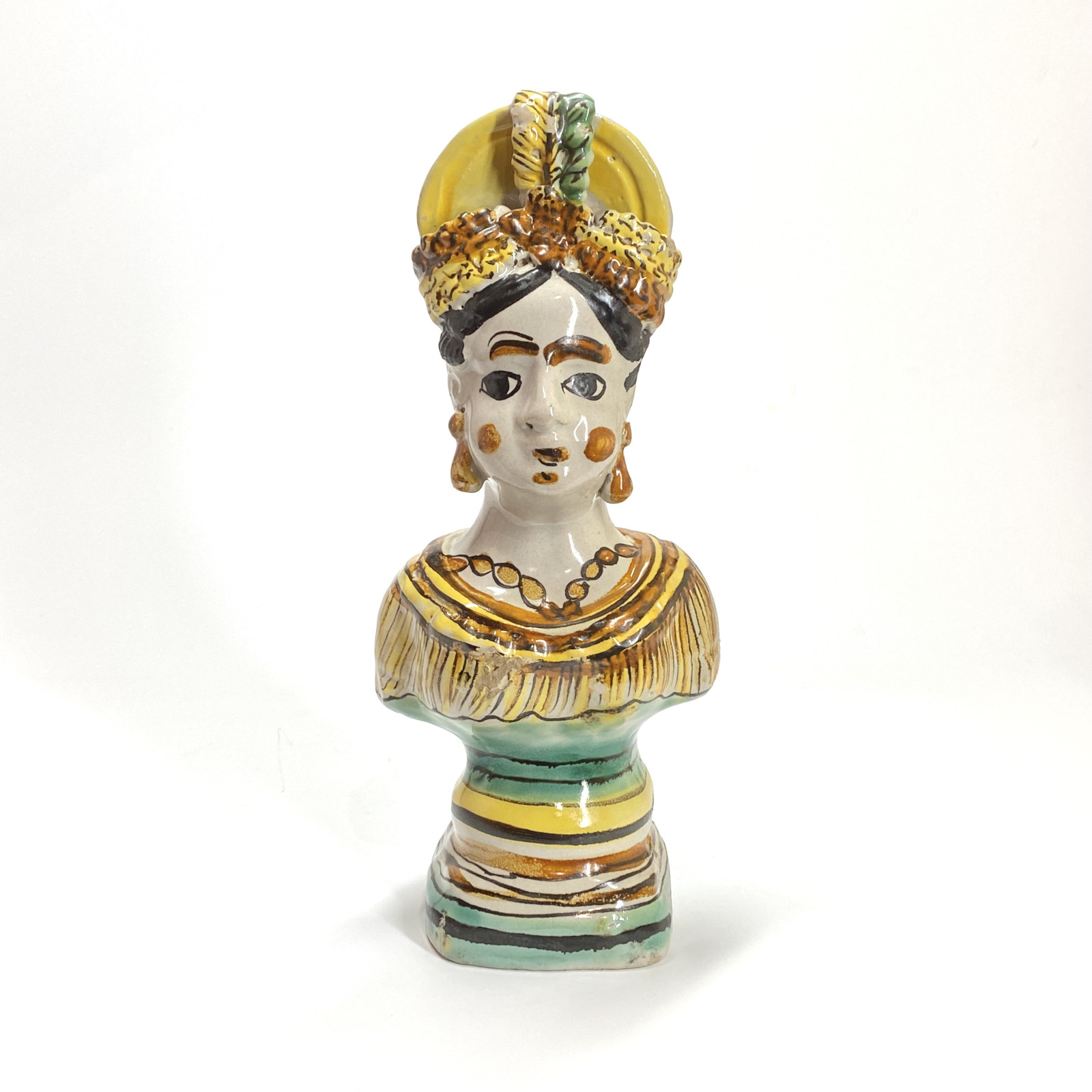 Ariano Irpino (Italie) - Pichet figurant un buste de femme - Fin du XVIIIe siècle