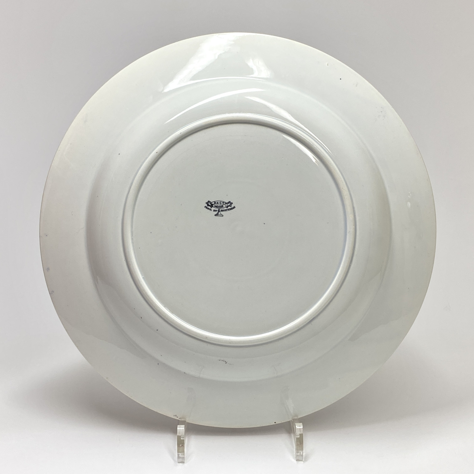 Plat aux cartes à jouer - Creil et Montereau - XIXe siècle