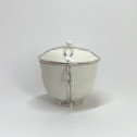 Saint-Cloud - Covered pot mounted in silver - Eighteenth century