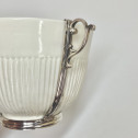 Saint-Cloud - Covered pot mounted in silver - Eighteenth century