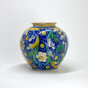 Sicile - Vase boule en majolique - XVIIe siècle
