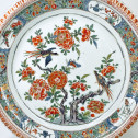 Chine - Paire de plats de la famille verte - Époque Kangxi (1662-1722)