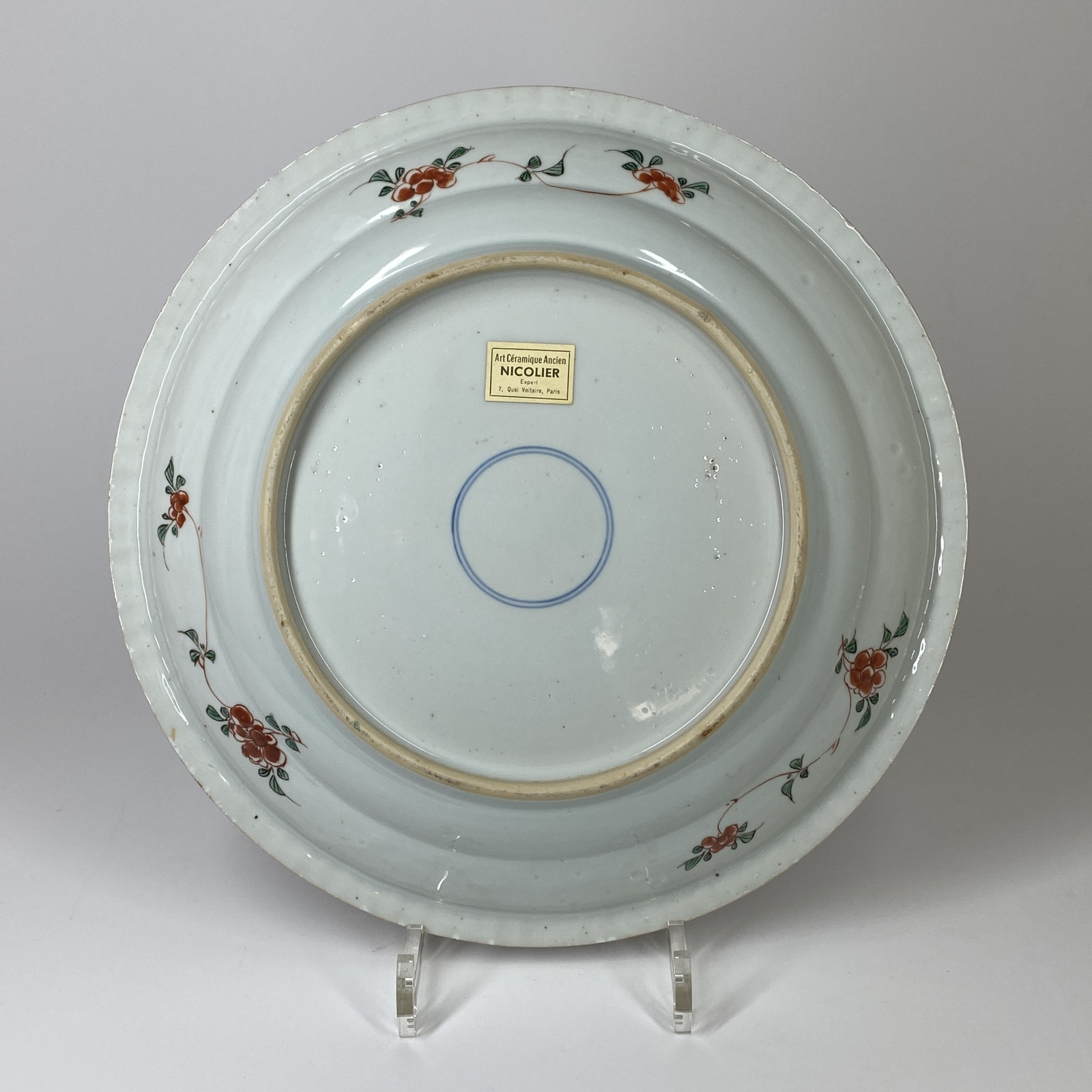 Chine - Paire de plats de la famille verte - Époque Kangxi (1662-1722)