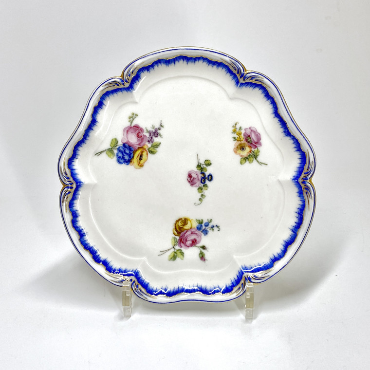 Vincennes-Sèvres - Plateau de tasse à glace - XVIIIe siècle