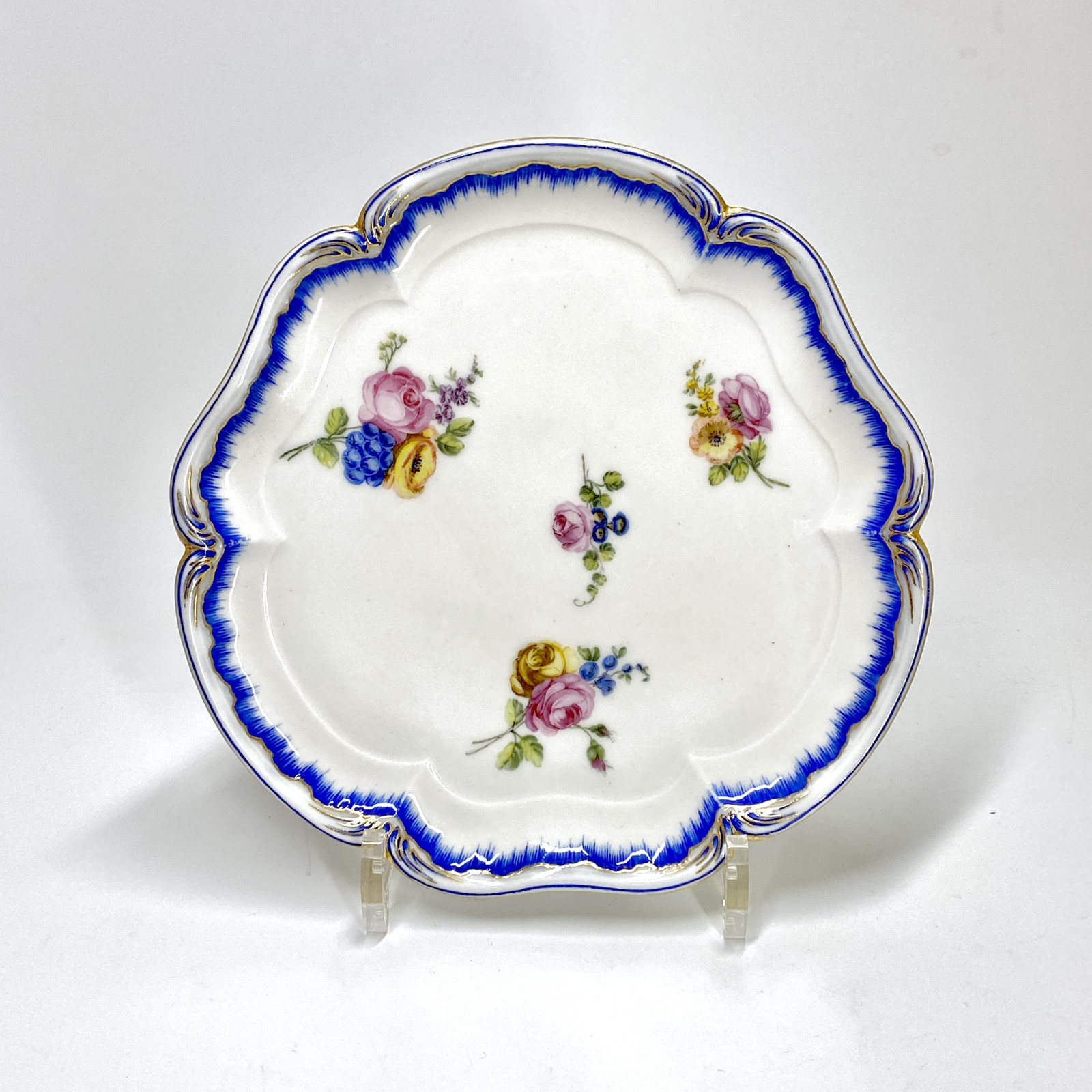 Vincennes-Sèvres - Plateau de tasse à glace - XVIIIe siècle