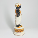 Fine earthenware candlestick depicting a Moor - Nineteenth century