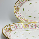 Paris - Porcelaine de Nast - Paire de petits plats ovales - Vers 1800