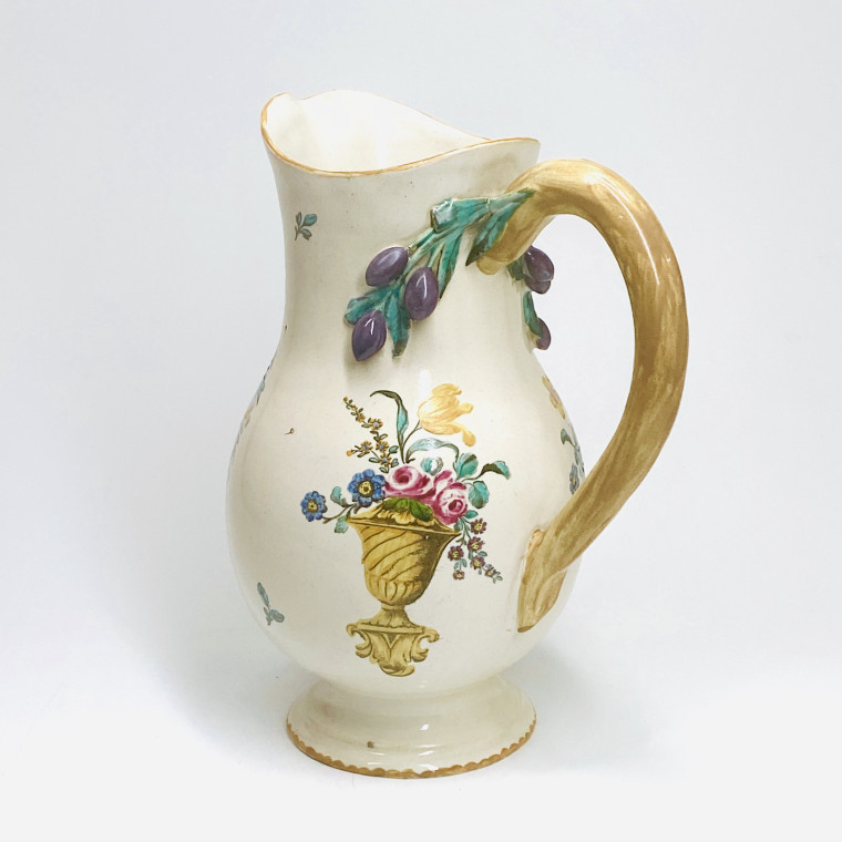Meillonnas or Aprey - Ewer attributed to the painter Protais Pidoux - eighteenth century