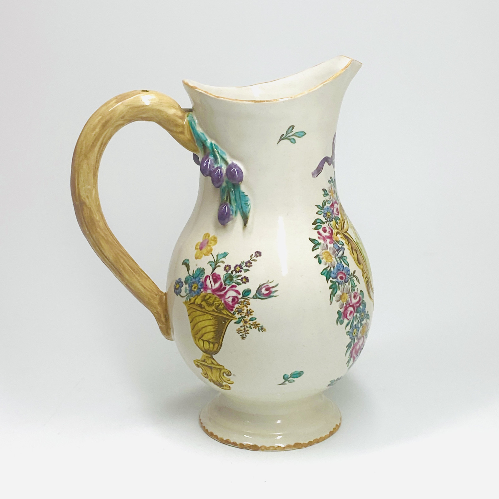 Meillonnas or Aprey - Ewer attributed to the painter Protais Pidoux - eighteenth century