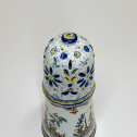 Rouen earthenware sugar caster - Eighteenth century