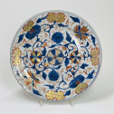 China - Dish with "Imari" decoration - Kangxi period (1662-1722)