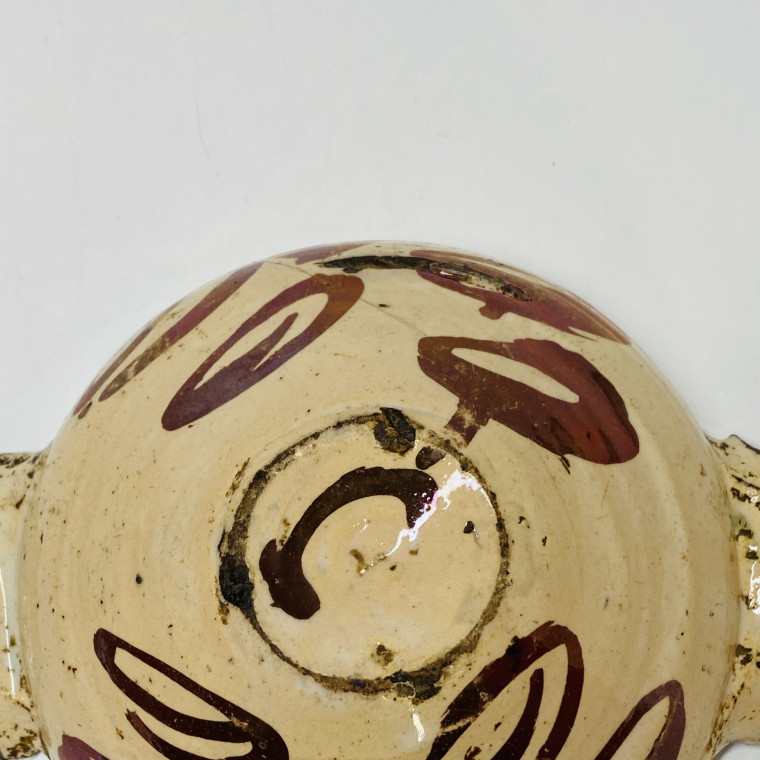 Manisès (Valence) - Hispano-Mauresque - Bowl with ears - Seventeenth century