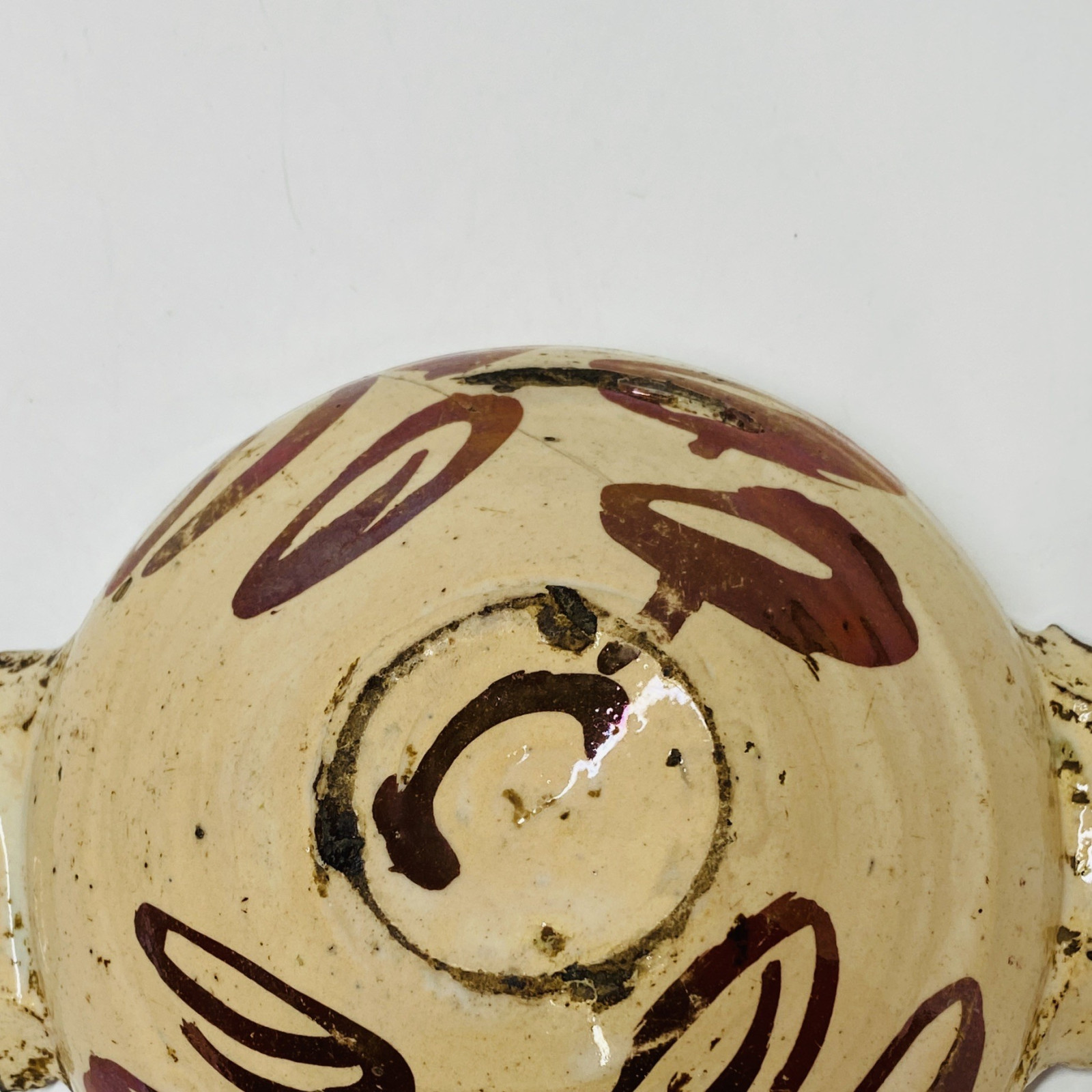 Manisès (Valence) - Hispano-Mauresque - Bowl with ears - Seventeenth century