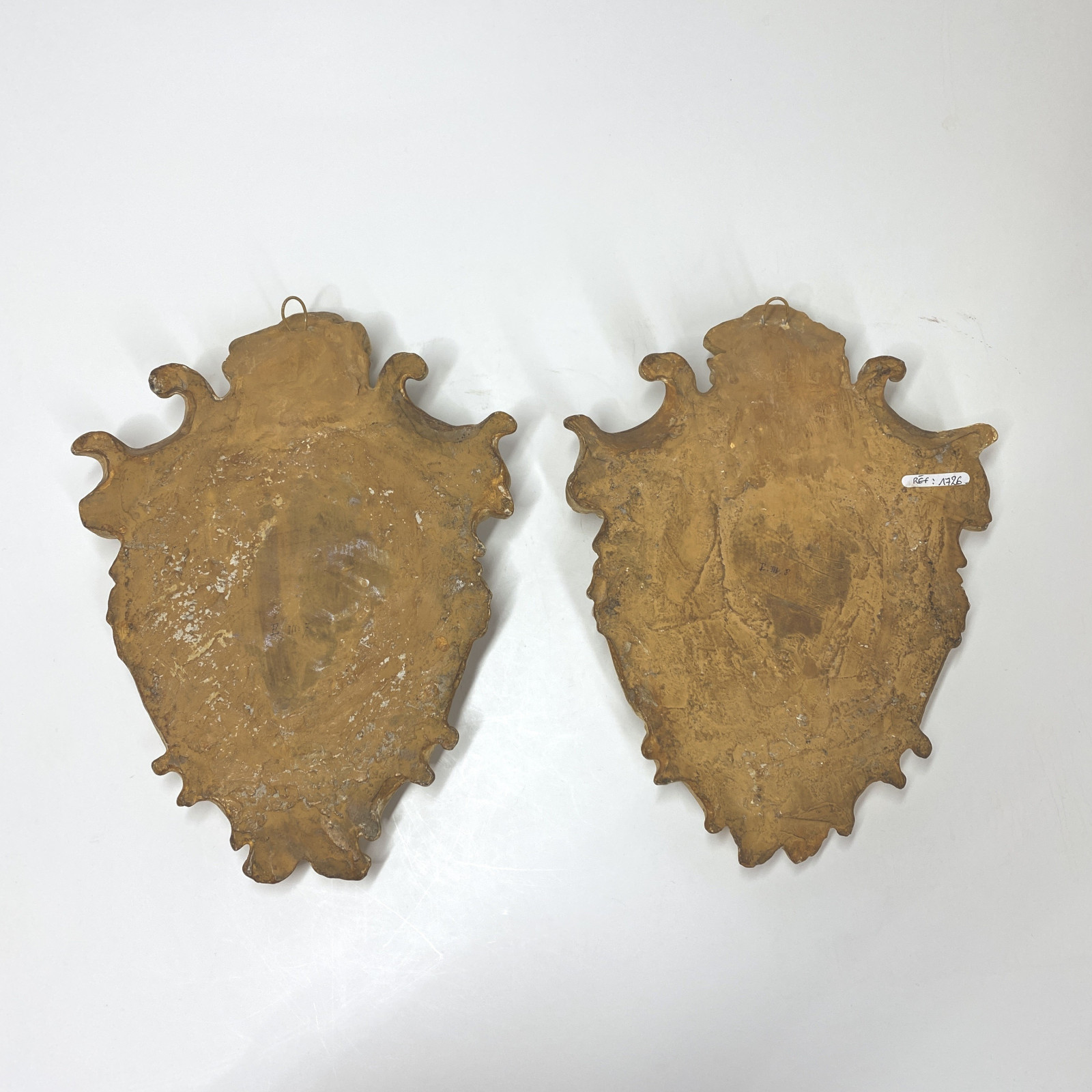 Sienne - Bartholomeo Terchi - Paire de plaques en majolique - Début du XVIIIe siècle