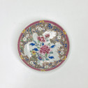 Sorbet et sa soucoupe en porcelaine de chine de la famille rose - Période Qianlong (1735-1796)