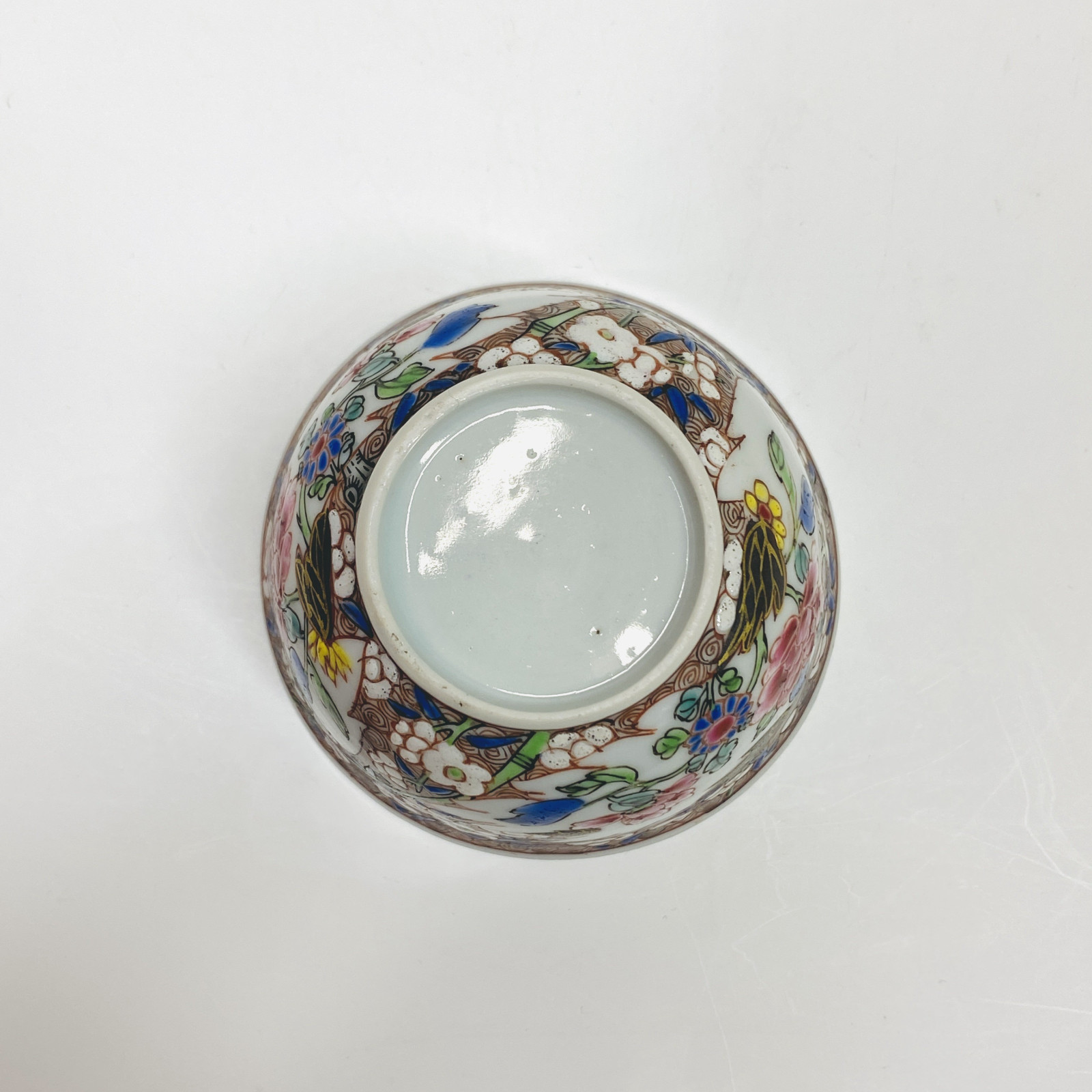 Sorbet et sa soucoupe en porcelaine de chine de la famille rose - Période Qianlong (1735-1796)