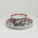 Sorbet et sa soucoupe en porcelaine de chine de la famille rose - Période Qianlong (1735-1796)