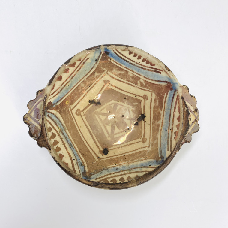 Manises (Valence) - Hispano-Mauresque - Seventeenth century - Winged bowl (3)