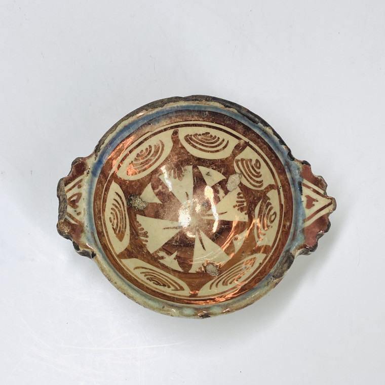 Manises (Valence) - Hispano-Mauresque - Small bowl with ears - Seventeeth century (4)