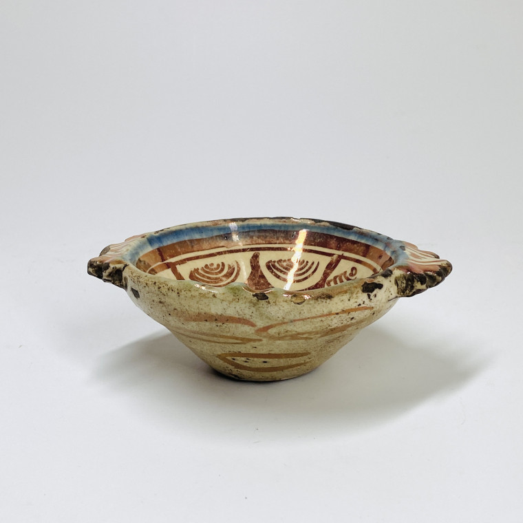 Manises (Valence) - Hispano-Mauresque - Small bowl with ears - Seventeeth century (4)