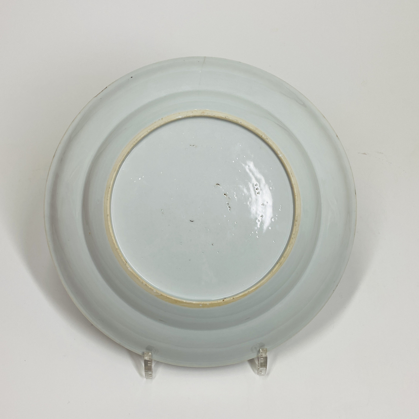 Chine - Paire de plats à décor de lambrequins - Epoque Kangxi (1661-1722)