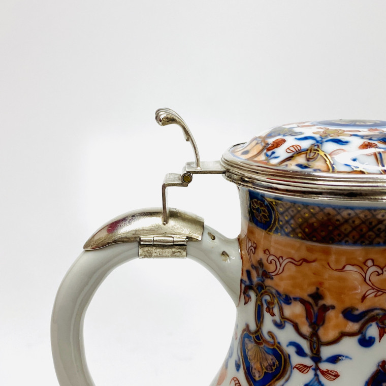 China - Rare jug with silver mount from the Regency period - Beginning of the eighteenth century
