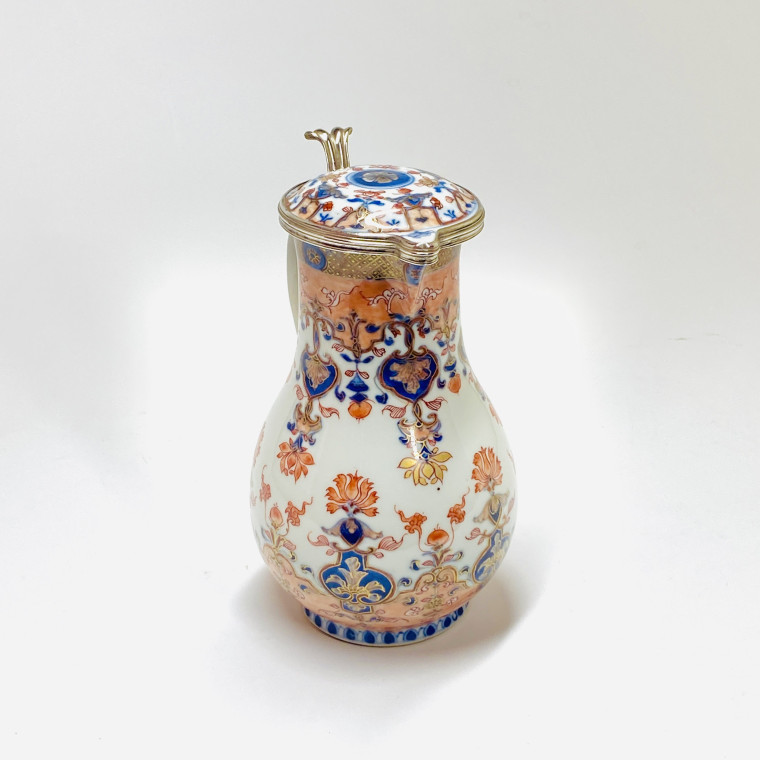 China - Rare jug with silver mount from the Regency period - Beginning of the eighteenth century