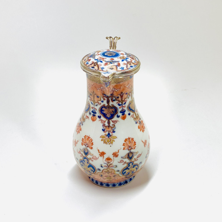 China - Rare jug with silver mount from the Regency period - Beginning of the eighteenth century