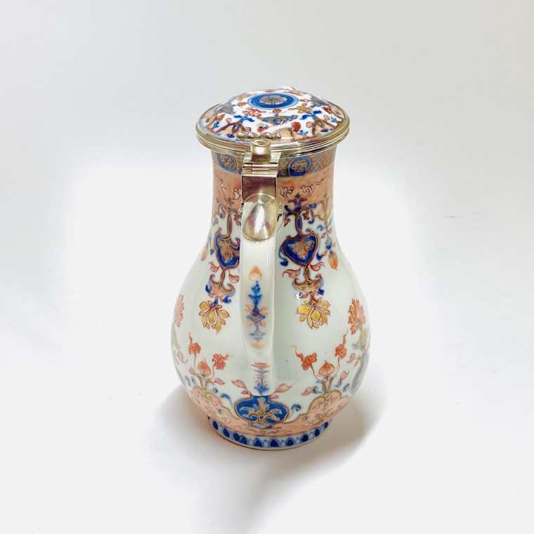 China - Rare jug with silver mount from the Regency period - Beginning of the eighteenth century