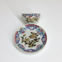 Sorbet et sa soucoupe en porcelaine de chine de la famille rose - Période Qianlong (1735-1796)