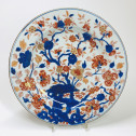Chine - Important plat à décor dit "Imari" - Époque Kangxi (1662-1722)