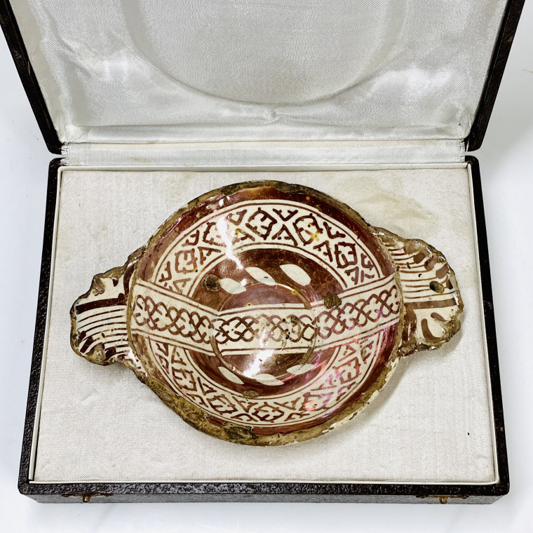 Manises (Valence) - Hispano-Mauresque - Bowl with ears - Seventeenth century (6)