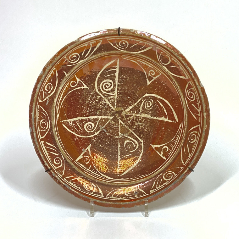 Manises - Hispano-Moorish dish - Seventeenth century