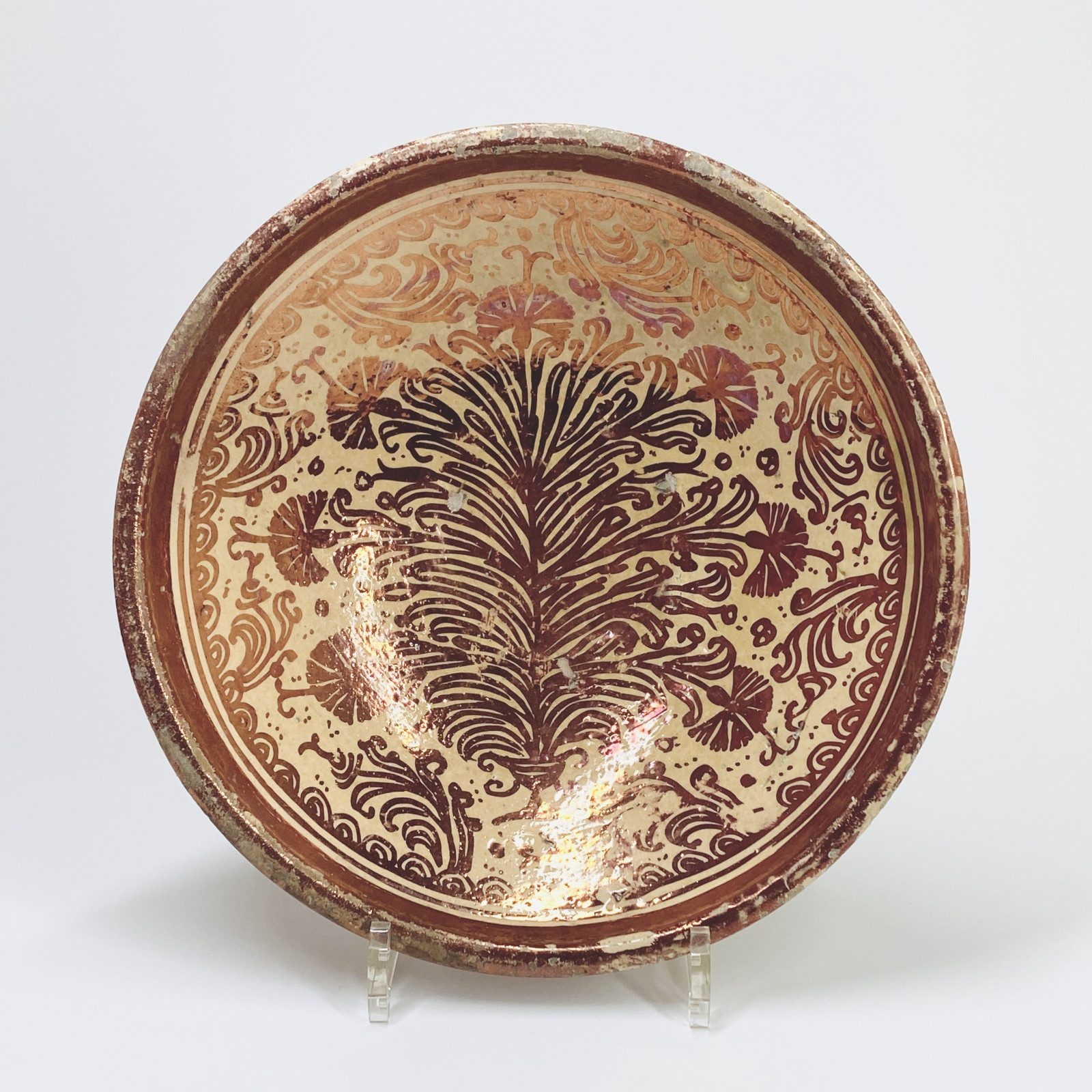 Manises - Hispano-Moorish dish - Early Eighteenth century