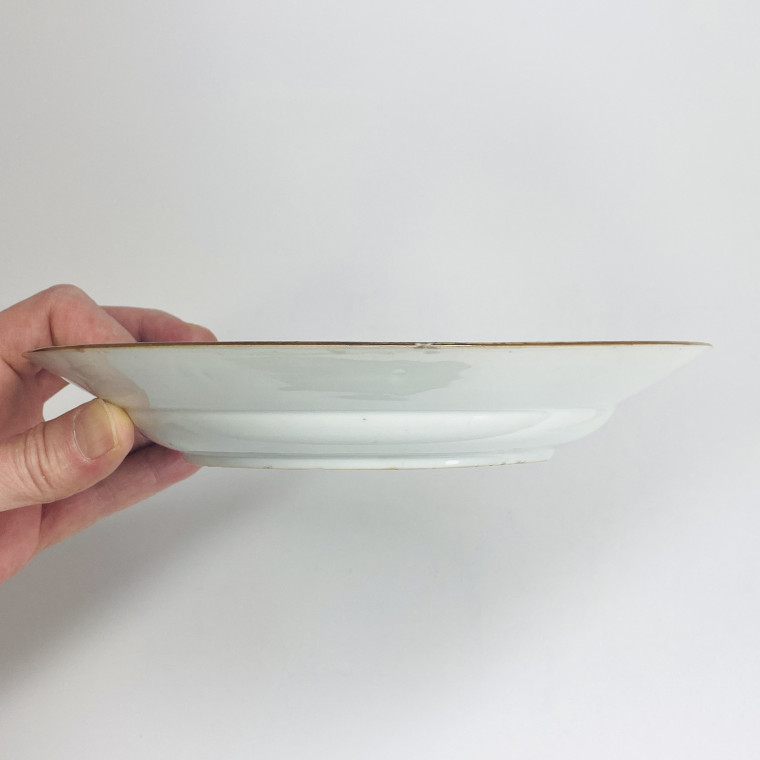 China - Plate with character decoration - Qianlong period