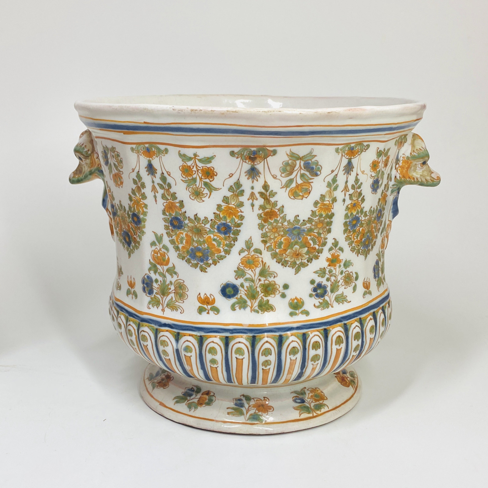 Marseille - Pair of bottle coolers - Eighteenth century