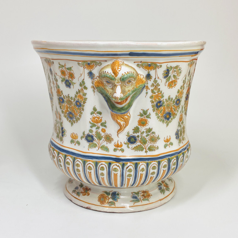 Marseille - Pair of bottle coolers - Eighteenth century