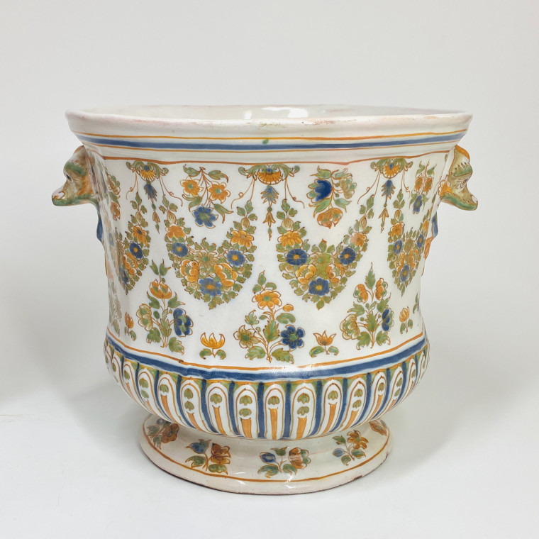 Marseille - Pair of bottle coolers - Eighteenth century