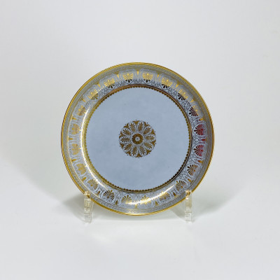 Sèvres - Soucoupe - Château de Saint-Cloud - Epoque Louis-Philippe, 1834