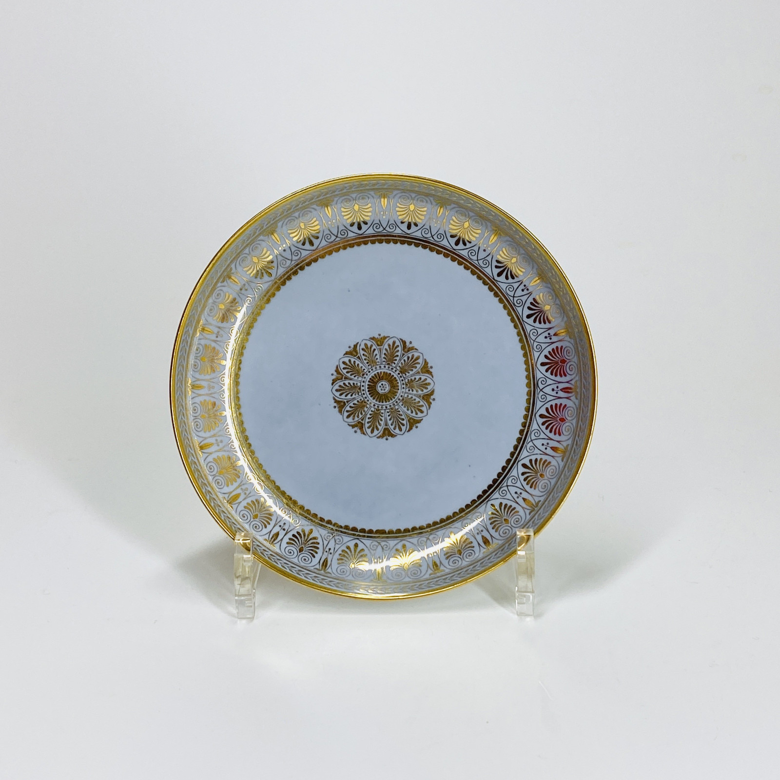 Sèvres - Soucoupe - Château de Saint-Cloud - Epoque Louis-Philippe, 1834