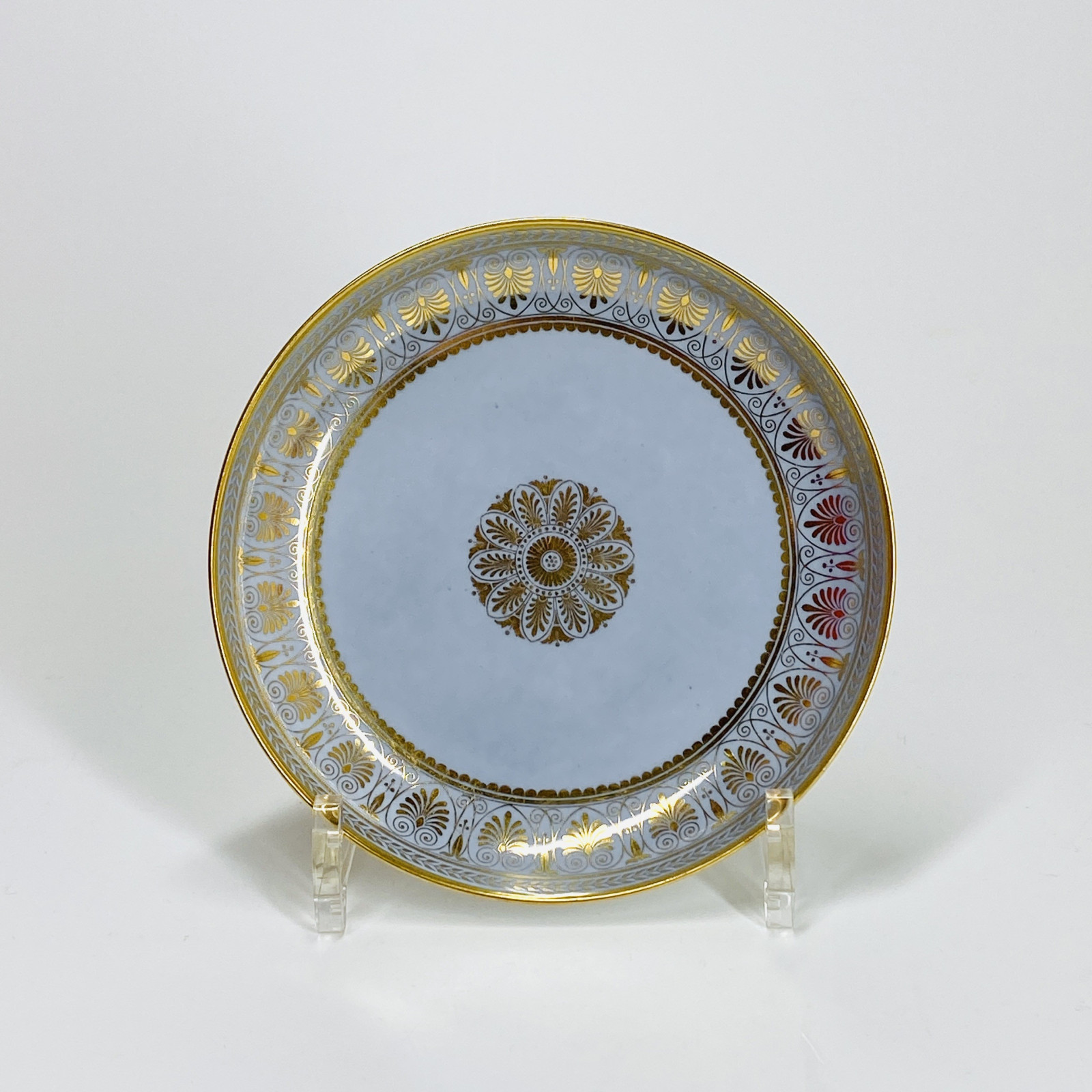 Sèvres - Soucoupe - Château de Saint-Cloud - Epoque Louis-Philippe, 1834