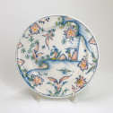 Marseille (Leroy) - Plate with asteroid decoration - Eighteenth century