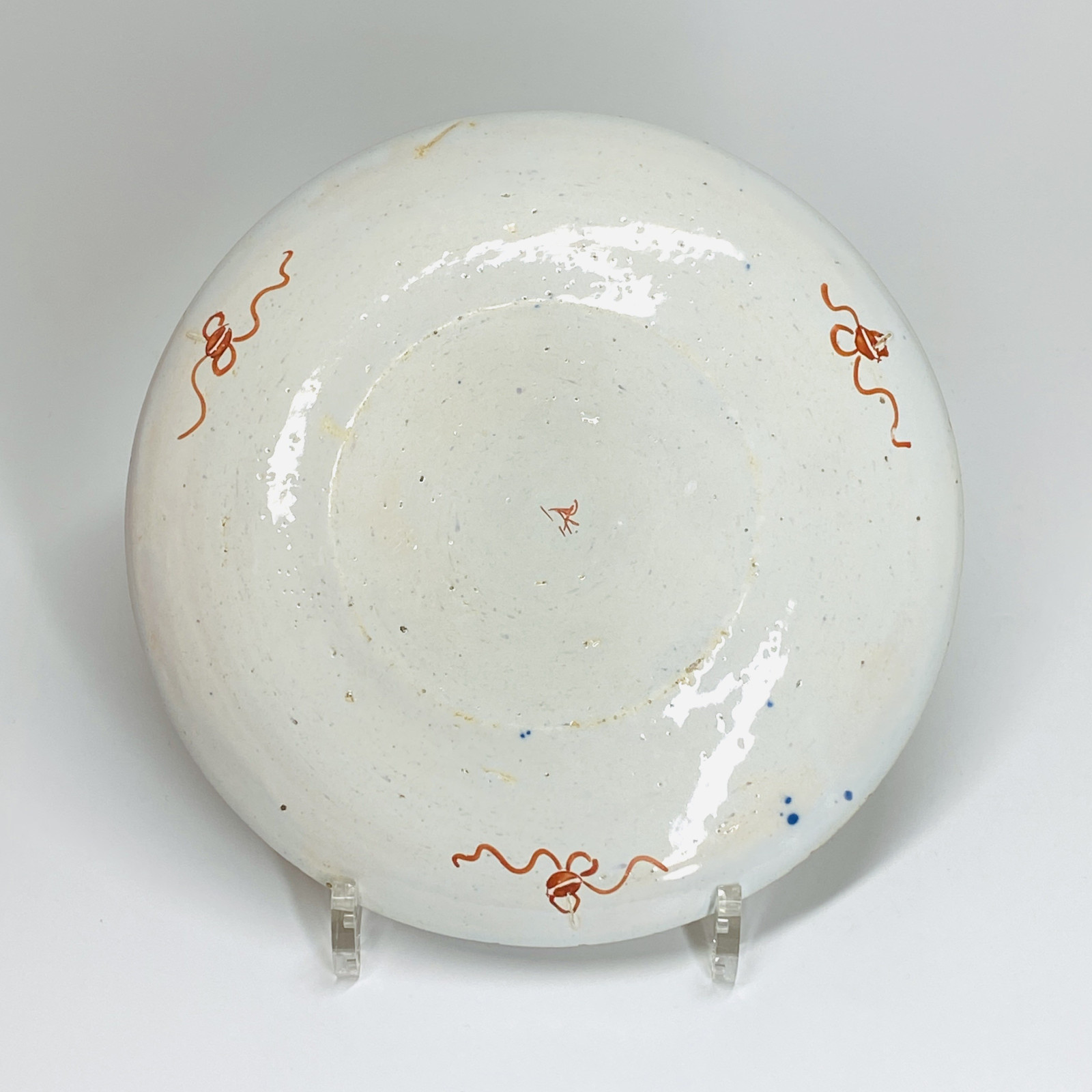 Delft - Plate called " Delft doré" - Early Eighteenth century