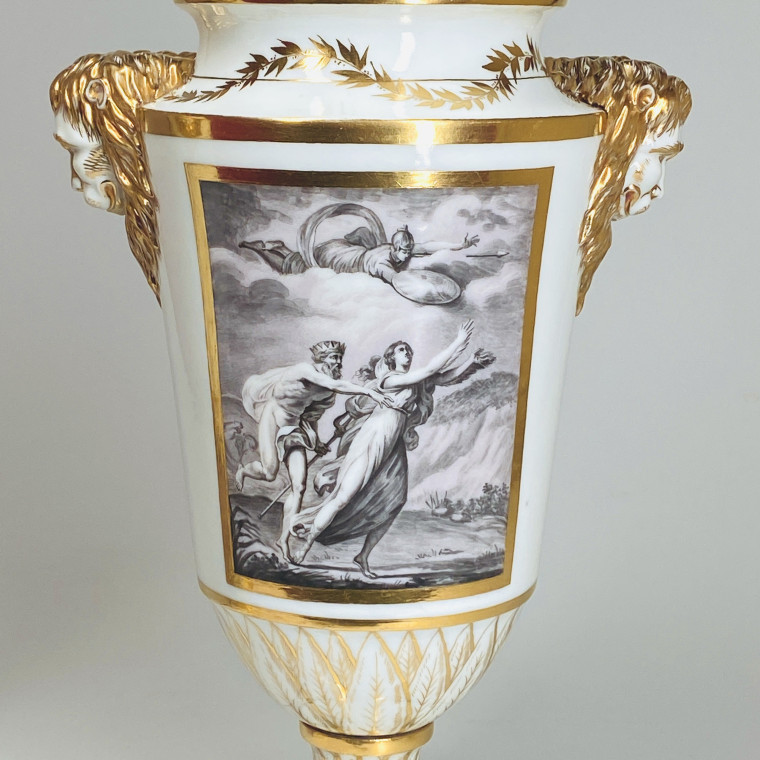 Lille - Paire de vases à décor de grisaille - XVIIIe siècle