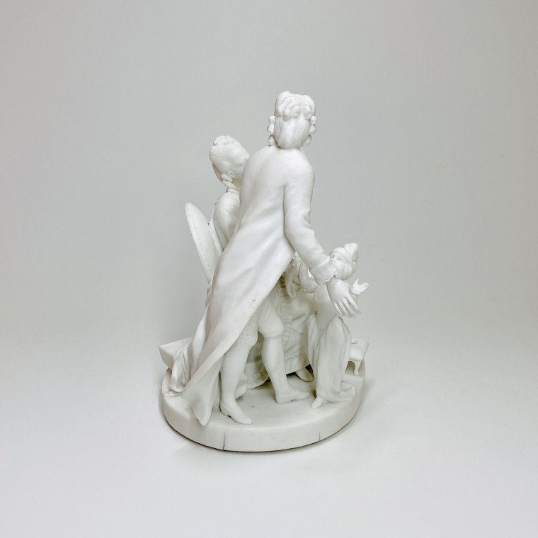 Paris - Groupe en biscuit «La famille» - Manufacture de Locré-Russinger - Vers 1780