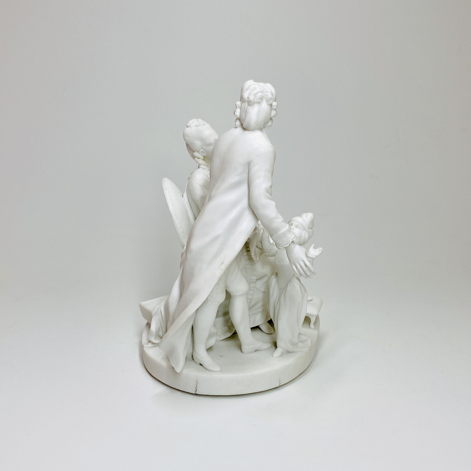 Paris - Groupe en biscuit «La famille» - Manufacture de Locré-Russinger - Vers 1780