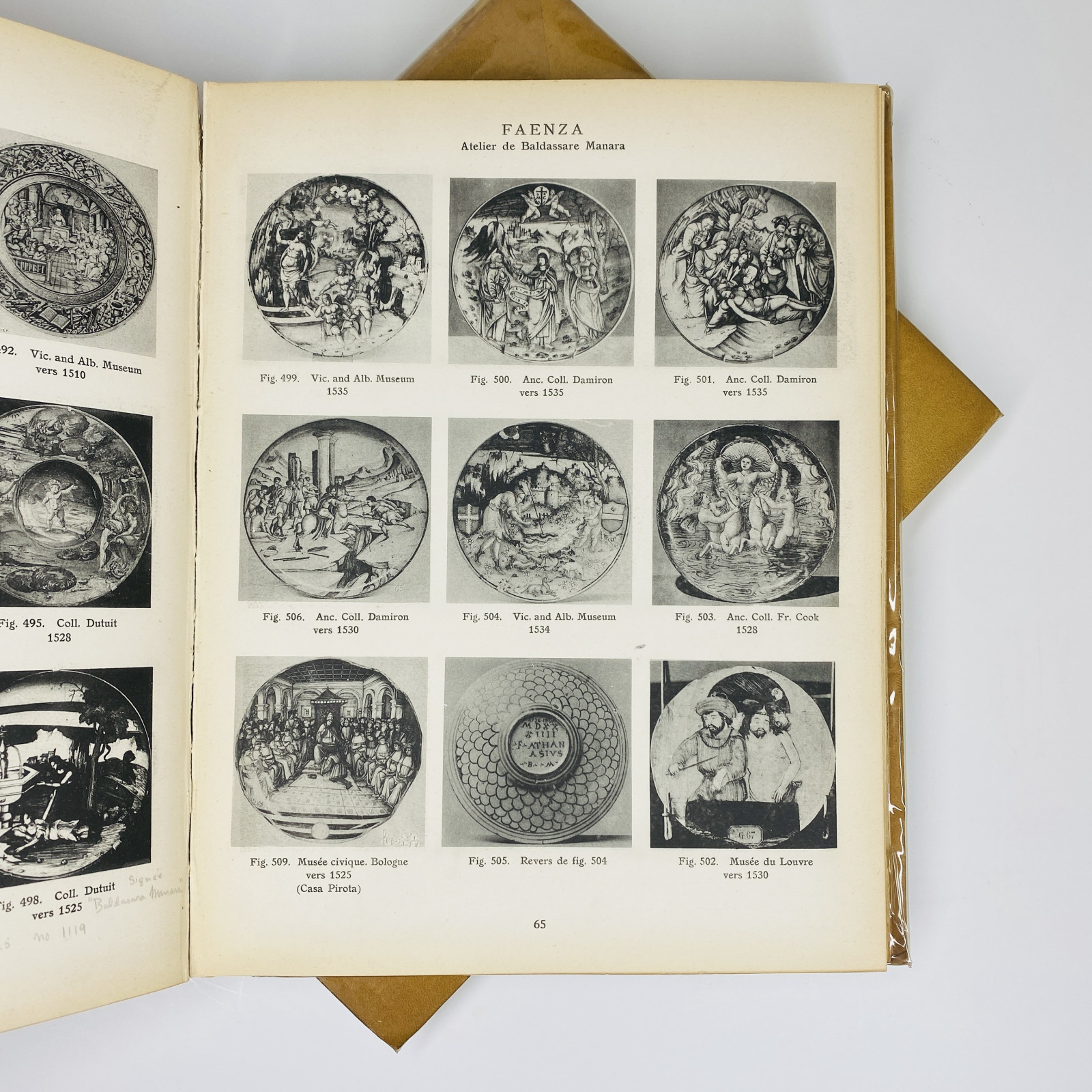 Chompret - Le répertoire de la Majolique Italienne - 2 volumes - 1949