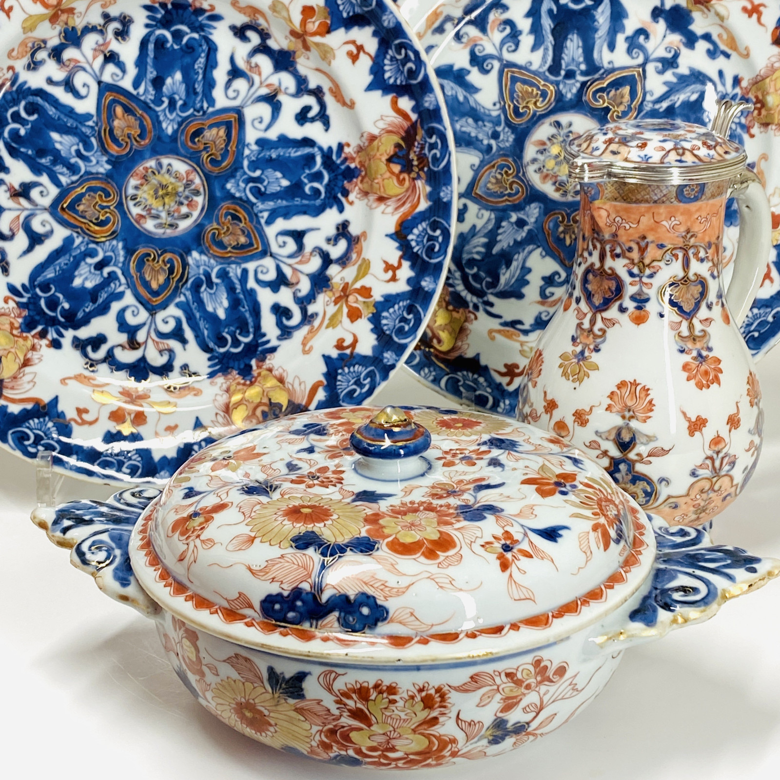 China - Rare jug with silver mount from the Regency period - Beginning of the eighteenth century